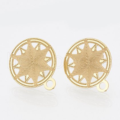 304 Stainless Steel Stud Earring Findings STAS-S079-33A-1