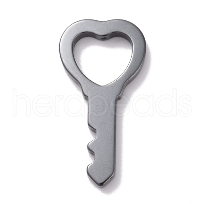 PVD Vacuum Plating Non-magnetic Synthetic Hematite Pendants G-G856-04B-1