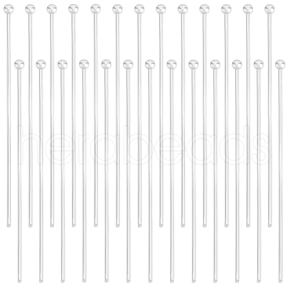 Beebeecraft 200Pcs Brass Ball Head Pins FIND-BBC0015-90C-1