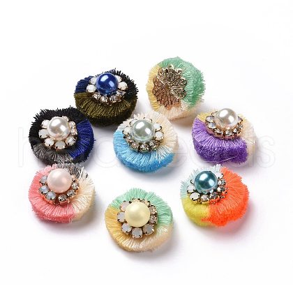 Polycotton(Polyester Cotton) Tassel Decoration Accessories FIND-S302-09-1