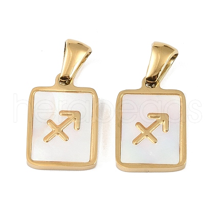 Constellations Natural White Shell Pendants STAS-M338-01E-G-1