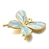 304 Stainless Steel Enamel Pendants STAS-Q347-11G-2