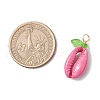 Natural Dyed Cowrie Shell Pendants PALLOY-JF03992-2