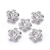 Non-Tarnish 5-Petal 316 Surgical Stainless Steel Bead Caps STAS-G196-04P-1