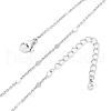 1MM Brass Cable Chain Necklace for Women Men KK-P302-02P-4