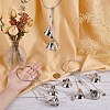 Iron Witch Bell Pendant Decoration HJEW-AB00528-3