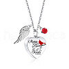 Heart with Wing Urn Ashes Pendant Necklace PW-WG4984E-07-1