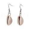 Cowrie Shell Beads Dangle Earrings EJEW-JE02899-1