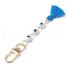 Evil Eye Lampwork Pendant Decorations HJEW-JM02359-05-4