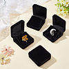 Velvet Badge Packaging Box CON-WH0086-138A-5