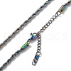 Ion Plating(IP) 304 Stainless Steel Rope Chain Necklace for Men Women NJEW-K245-023C-2