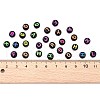 Opaque Black Acrylic Beads MACR-N008-17-4