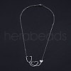 Non-Tarnish 201 Stainless Steel Pendant Necklaces NJEW-S105-JN526-1-2