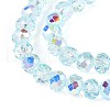 Transparent Glass Beads Strands EGLA-N016-4mm-01-3
