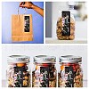 Flower Pattern Paper Gift Tag Stickers X-DIY-C011-01A-5