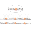 304 Stainless Steel Enamel Curb Chains CHS-P013-01P-01-2