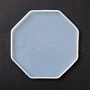 DIY Octagon Cup Mat Silicone Molds DIY-E036-05-3