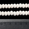 Porcelain Rondelle Beads PORC-Q001-01K-5