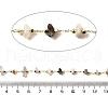 Handmade Natural Botswana Agate Chip Beaded Chains CHC-F020-10G-11-2