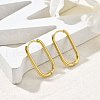 Ion Plating(IP) 304 Stainless Steel Hoop Earrings for Women EJEW-U035-12G-02-2