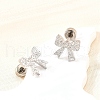 304 Stainless Steel Stud Earrings EJEW-H161-01P-F-3