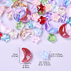 70Pcs Transparent Glass Beads GLAA-YW0004-09-3