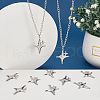 Unicraftale 10Pcs 304 Stainless Steel Pendants STAS-UN0061-12-2