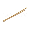 Brass Square Snake Chain Big Pendants KK-G510-09G-2