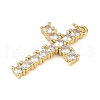 Brass Micro Pave Cubic Zirconia Pendants KK-S526-06G-A-2