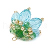 Transparent Glass Pendants PALLOY-MZ00720-03-3
