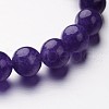 Natural Amethyst Stretch Bracelets BJEW-M183-03A-3