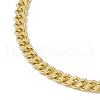 Brass Curb Chain Bracelets for Women Men BJEW-JB10273-3