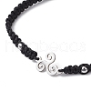 Braided Nylon Cord Adjustable Bracelets BJEW-JB11597-01-3