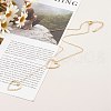 Rack Plating Alloy Lariat Necklaces NJEW-JN03492-5