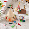 110Pcs 11 Colors Polyester Tassel Pendants FIND-TA0002-44-16