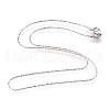 Non-Tarnish 304 Stainless Steel Coreana Chains Necklaces NJEW-G313-17P-1