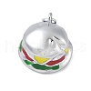 304 Stainless Steel Enamel Pendants STAS-M120-01A-P-1