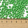 6/0 Opaque Baking Paint Glass Seed Beads SEED-M012-02A-06-4
