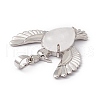 Natural Quartz Crystal Pendants G-P484-05P-01-4