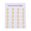 304 Stainless Steel Stud Earrings EJEW-Z012-03G-3
