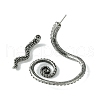 316 Surgical Stainless Steel Cuff Earrings EJEW-E300-12AS-02-2