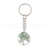 Natural Gemstone Tree of Life Keychains KEYC-JKC00755-4