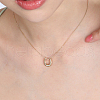 Classic Brass Horseshoe Pendant Necklaces LK4242-2