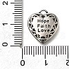 Retro 304 Stainless Steel Pendants STAS-L284-18AS-05-3