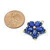 Handmade Glass Seed Beaded & Synthetic Dyed Imperial Jasper Beads Pendants PALLOY-MZ00752-02-2