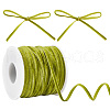 HOBBIESAY 50 Yards Single Face Velvet Ribbon OCOR-HY0001-16E-1