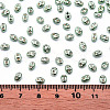 Dyed Opaque Colours Glass Seed Beads SEED-N004-007-02-4