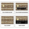 Rectangle PVC Plastic Waterproof Card Stickers DIY-WH0432-097-4