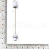 Plastic Beadable Keychain Bar for Jewelry Making DIY Crafts AJEW-C040-01H-3