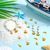 SUNNYCLUE 60Pcs 3 Styles Ocean Theme Alloy Pendants FIND-SC0012-44-4